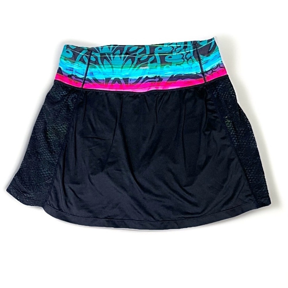 Womens Black Skort size L Large Black Pilates Tennis Golf Running Pickleball Gym